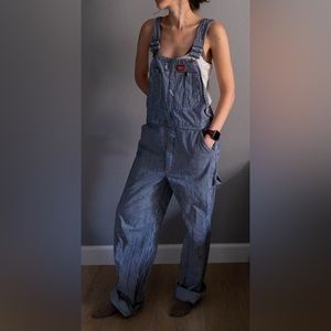 Dickies Overalls, Striped, Men’s Small